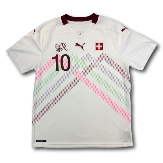 Suisse - 2020-21 - Extérieur - XL - Puma - Xhaka n° 10