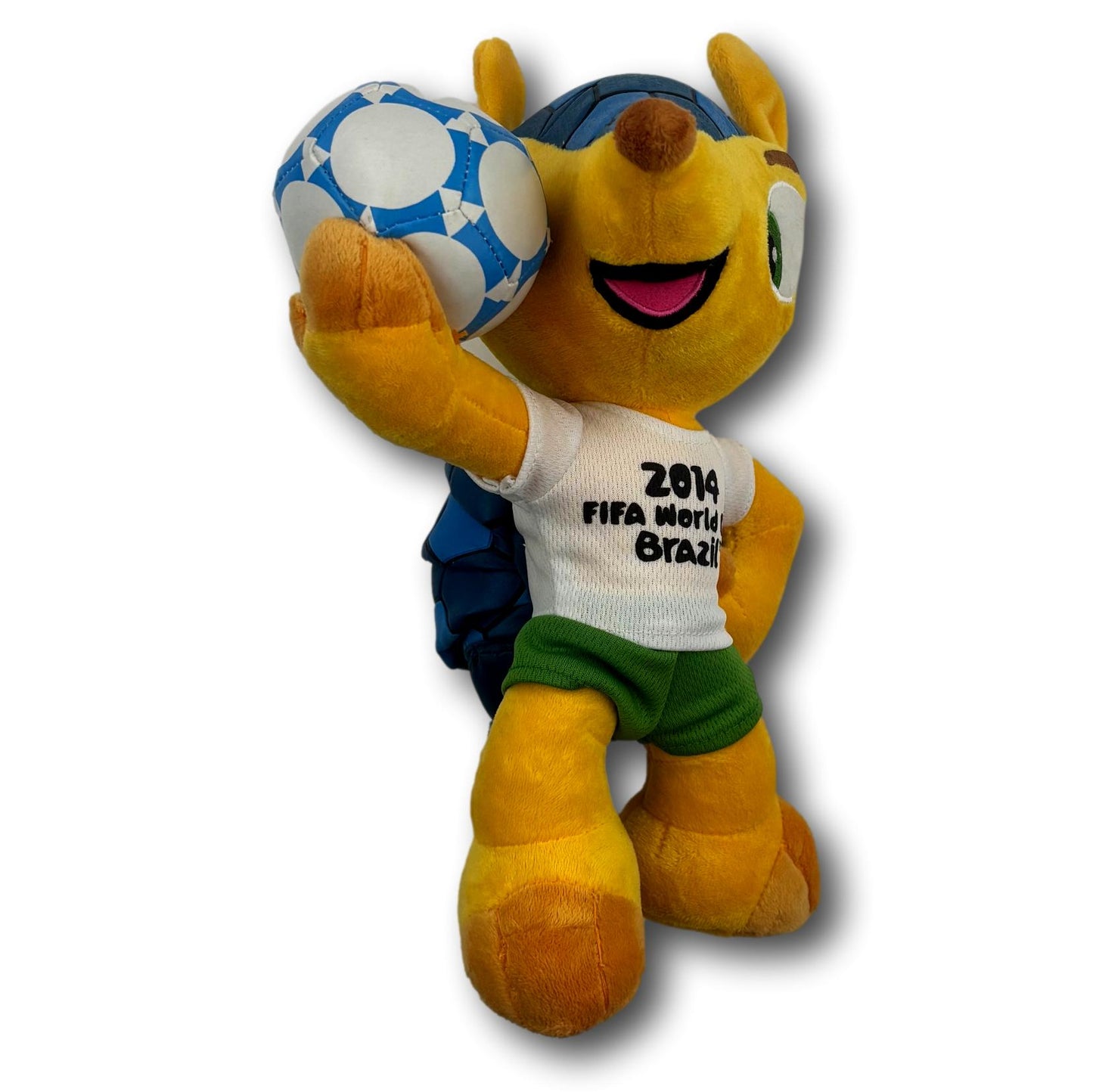 FIFA World Cup Brazil 2014 - Fuleco - Plush Toy with Ball