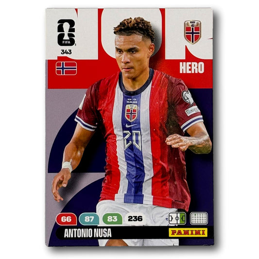 Adrenalyn FIFA World Cup 2026 - Antonio Nusa #343