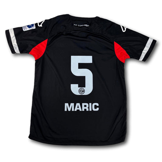 FC Lugano - 2021-22 - Matchworn - Home - XL - Acerbis - Maric #5