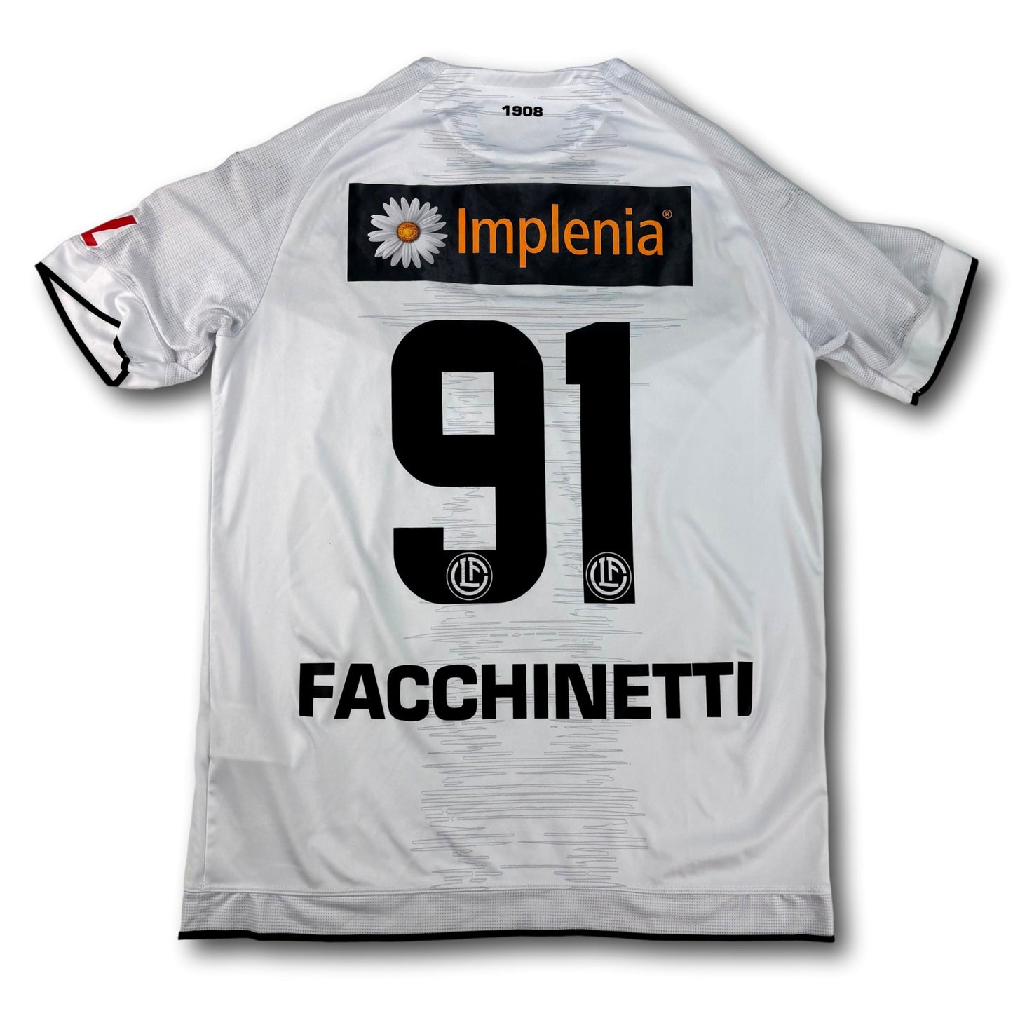 FC Lugano - 2020-21 - Maillot porté à l'extérieur - M - Acerbis - Facchinetti #91