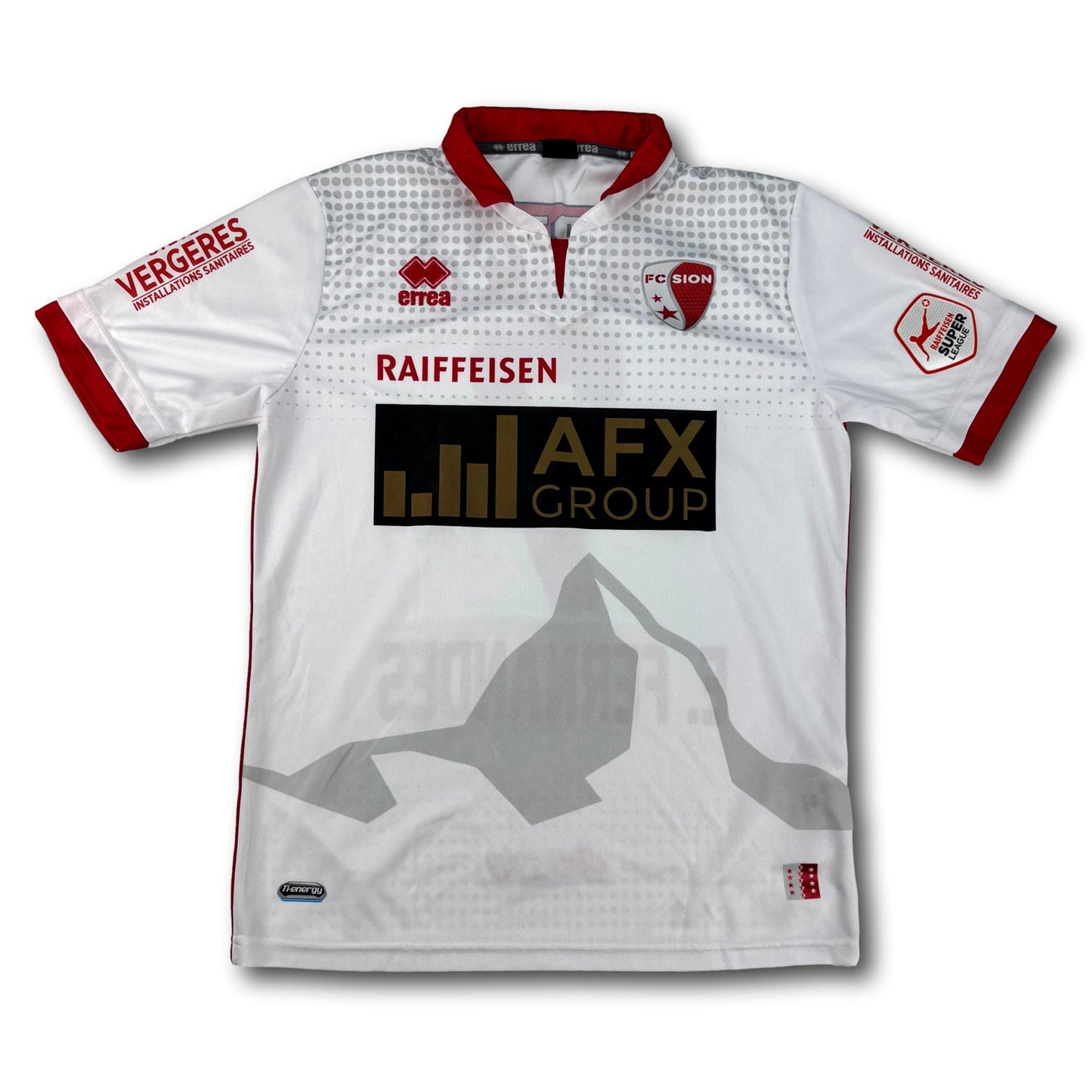 FC Sion - 2016-17 - Matchworn - Domicile - L - Errea - E. Fernandes #7