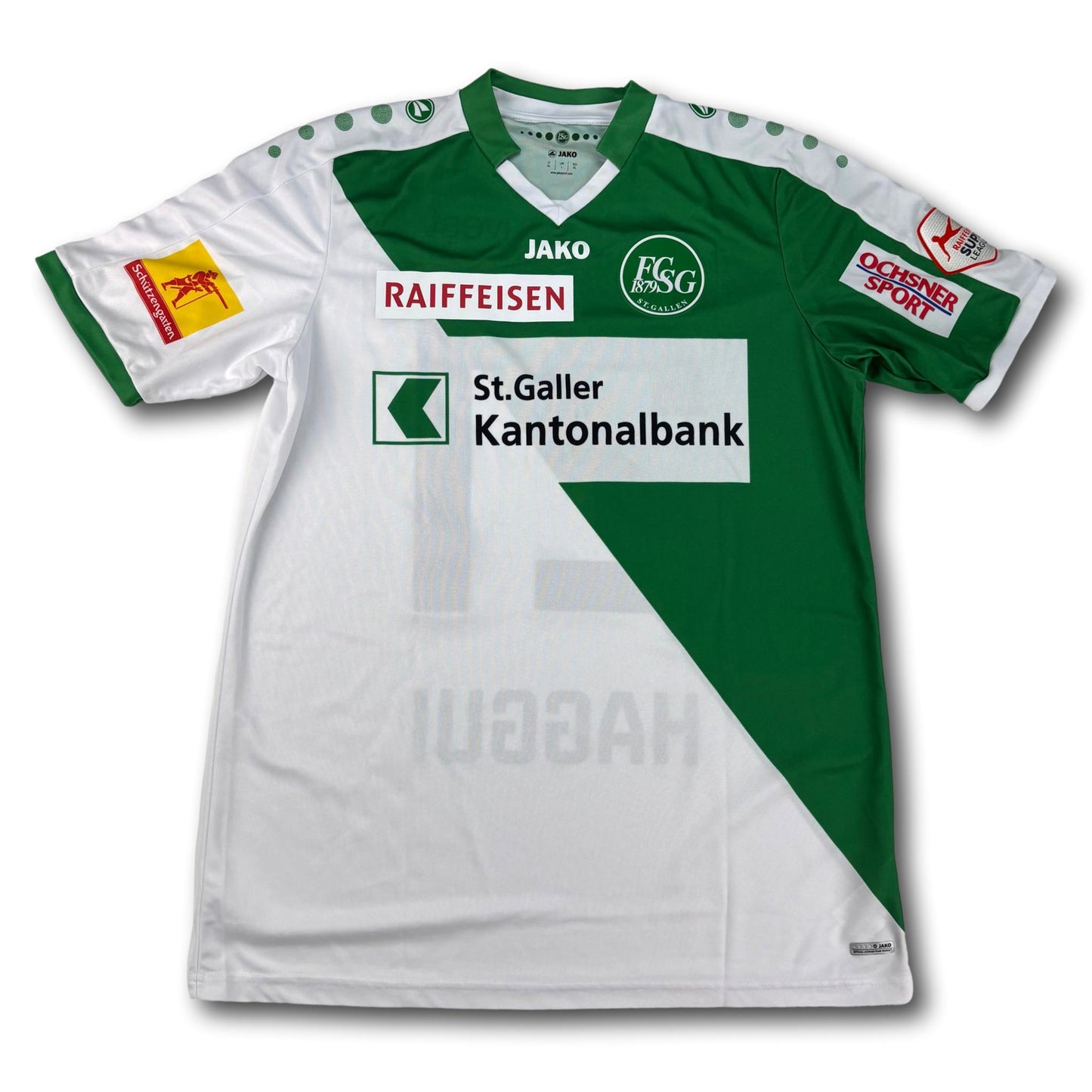 FC St. Gallen - 2016-17 - Matchworn - Heim - XL - Jako - Haggui #21