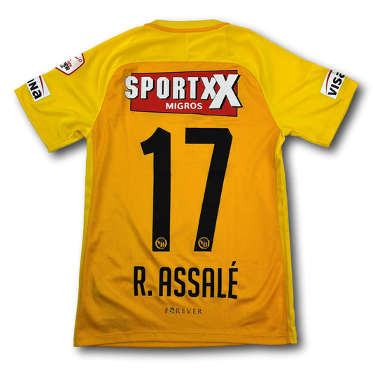 BSC Young Boys - 2017-18 - Matchworn - Home - S - Nike - R. Assalé #17 - signed