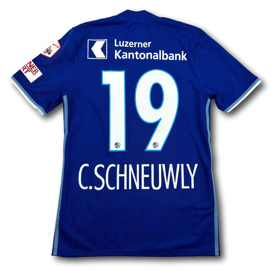 FC Luzern - 2017-18 - Matchprepared - Heim - M - adidas - C. Schneuwyl #19