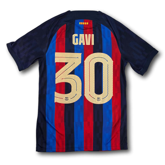 FC Barcelona - 2022-23 - Home - S - Nike - Gavi #30