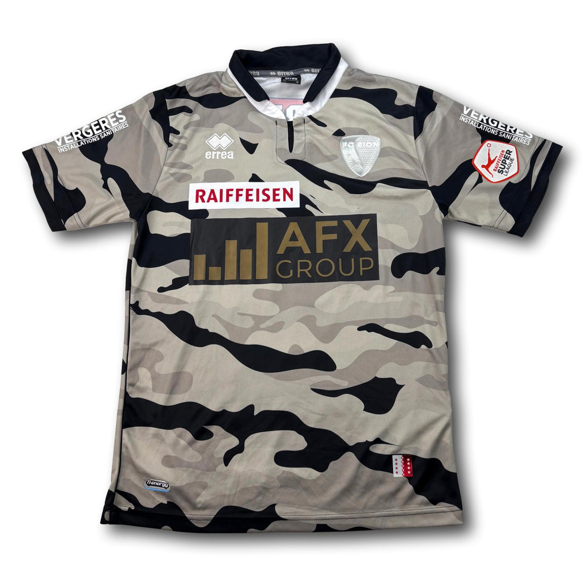 FC Sion - 2016-17 - Matchprepared - Troisième maillot - L - Errea - Mveng #8