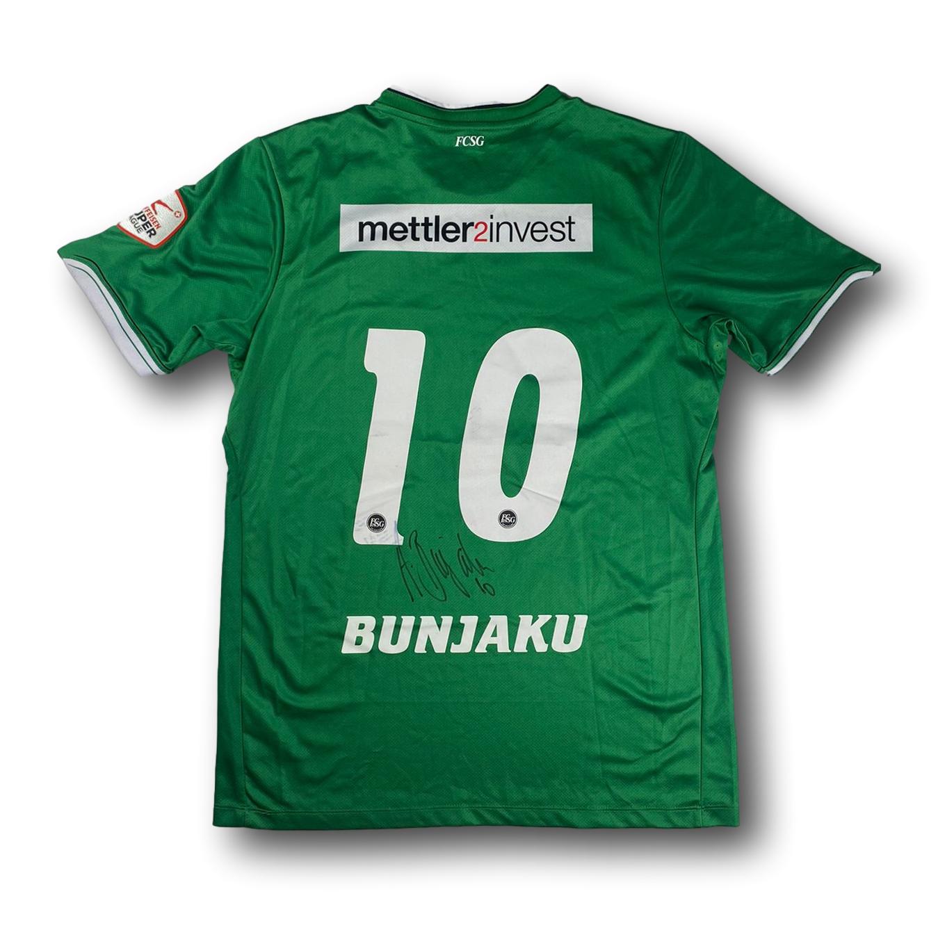 FC St.Gallen - 2014-15 - Heim - XL - Jako - Bunjaku #10 - signiert