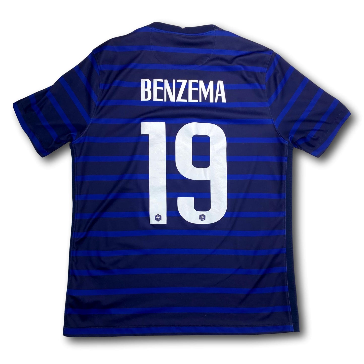 France - 2021-22 - Home - L - Nike - Benzema #19