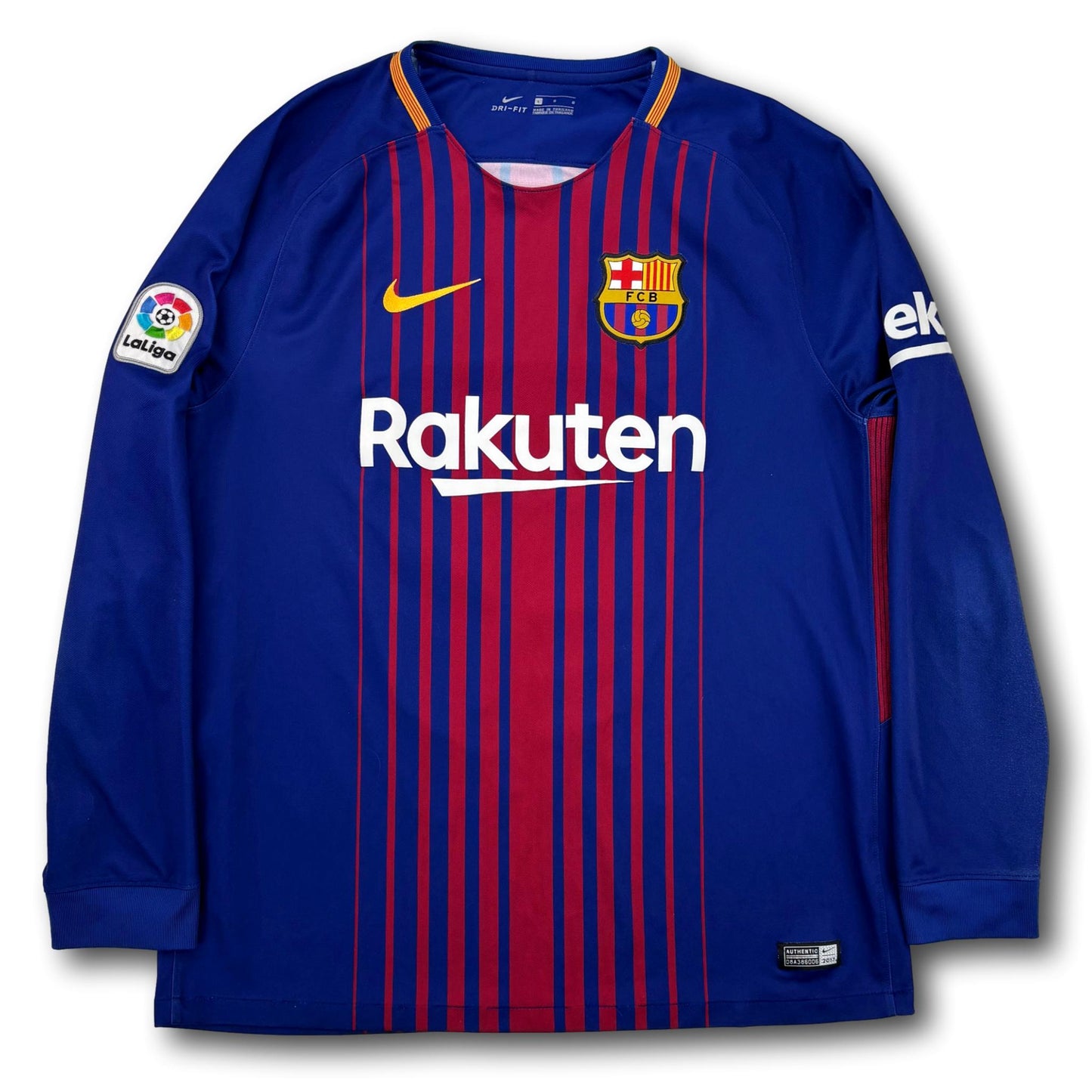 FC Barcelona - 2017-18 - Home - L - Nike - O. Dembélé #11