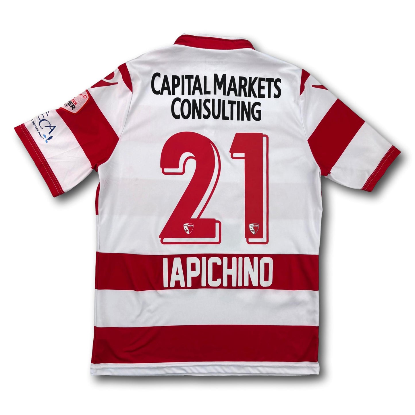 FC Sion - 2020-21 - Matchworn - Domicile - M - Macron - Iapichino #21