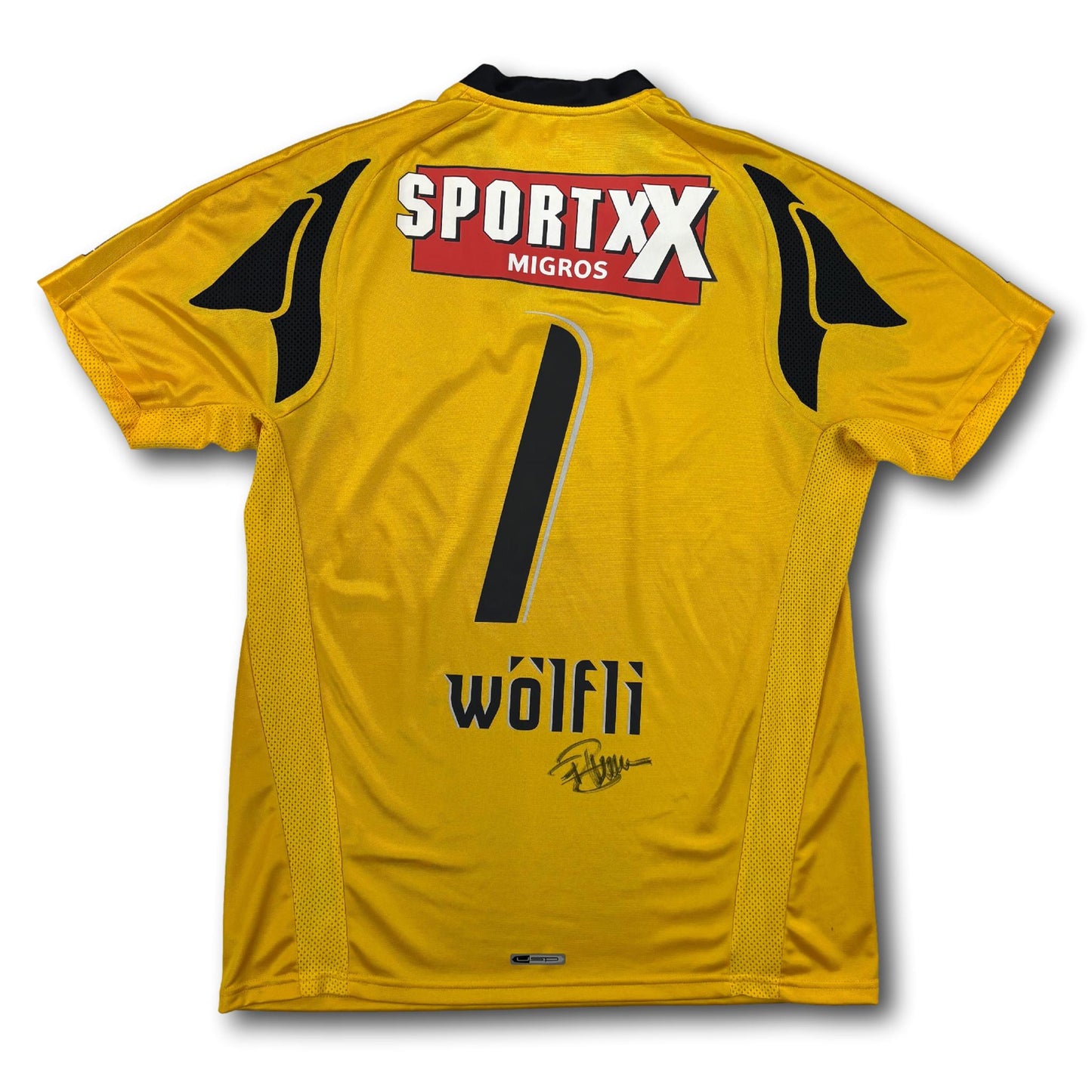 BSC Young Boys - 2007-08 - Domicile - L - Puma - Wölfli #1 - signé