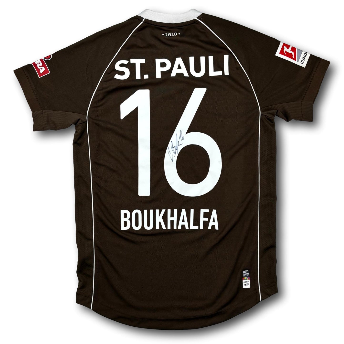 FC St. Pauli - 2023-24 - Matchworn - Heim - M - Di!Y - Boukhalfa #13 - signiert