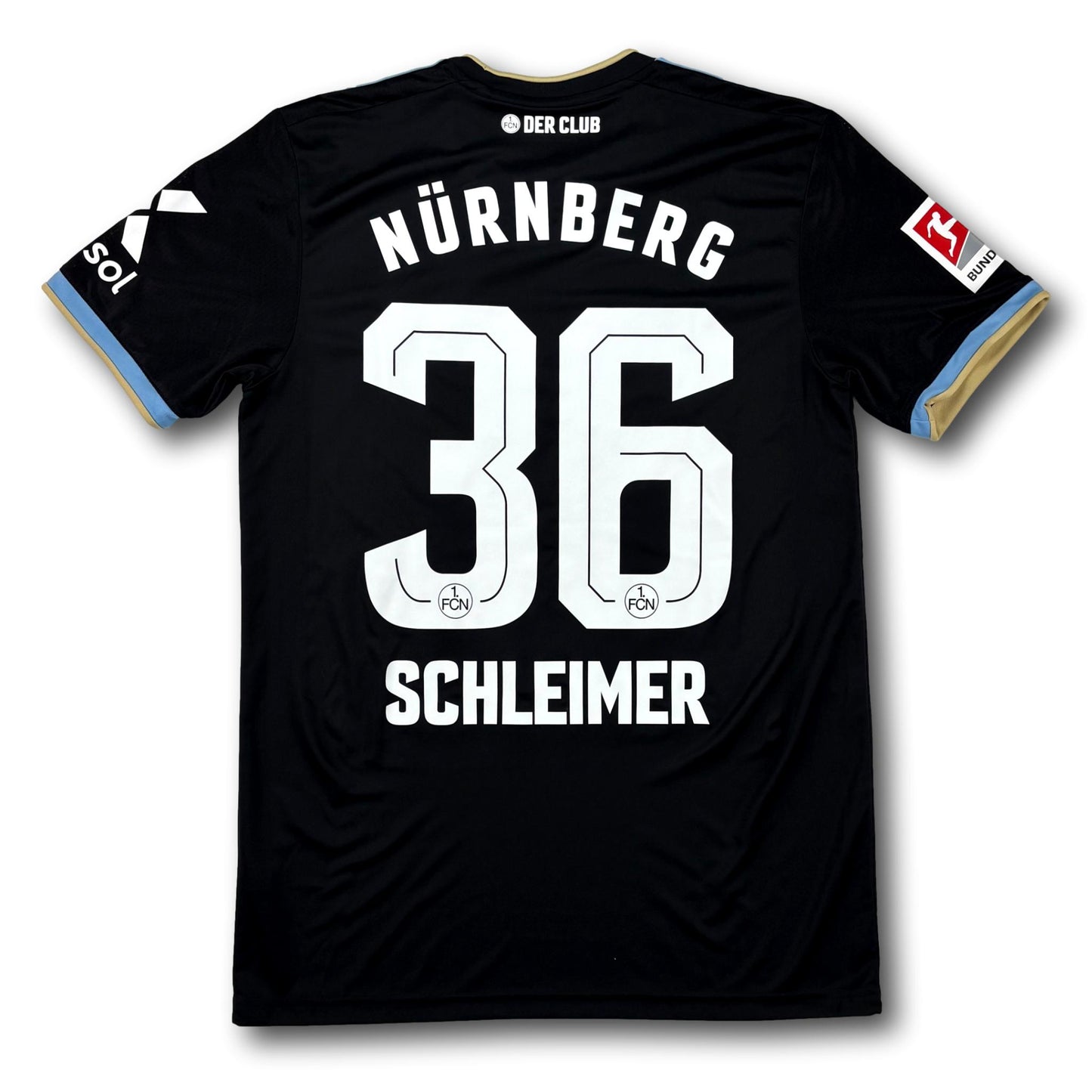 1. FC Nürnberg - 2022-23 - Matchworn - Drittes - M - adidas - Schleimer #36