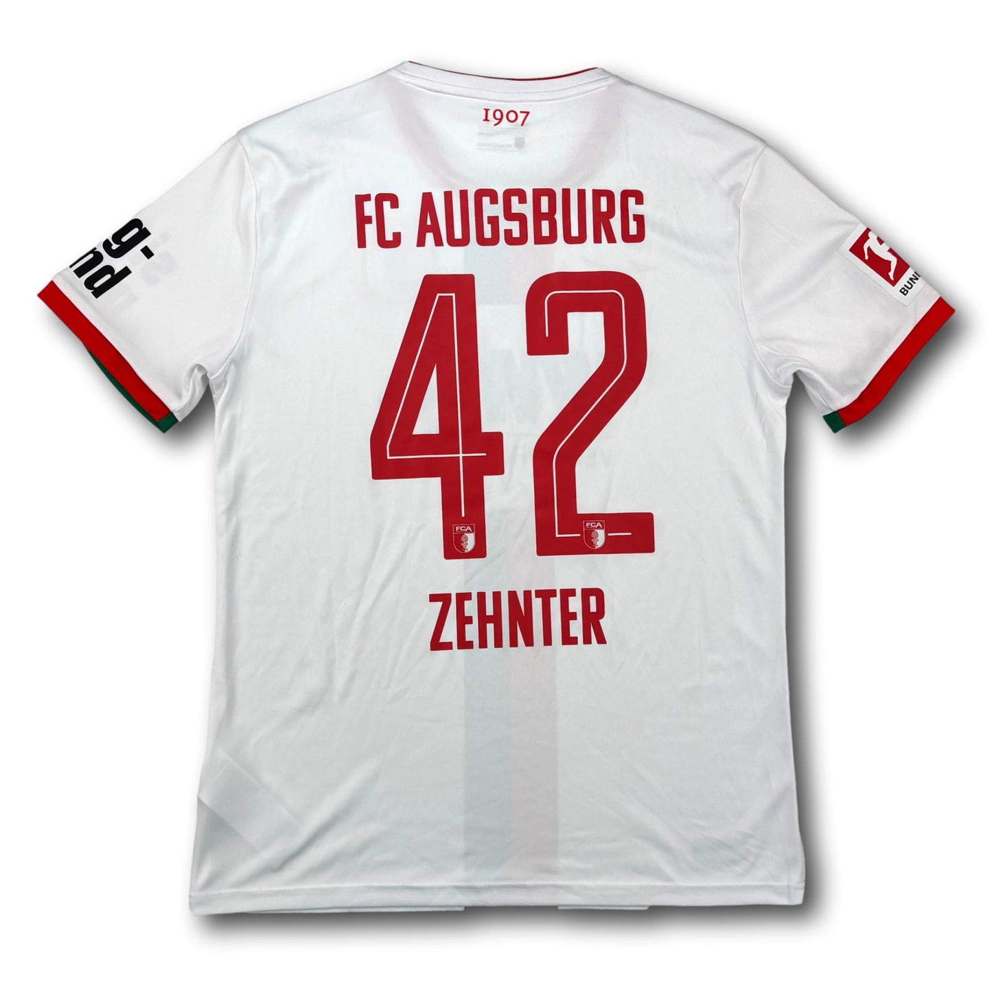 FC Augsburg - 2023-24 - Matchworn - Heim - XL - Mizuno - Zehnter #42