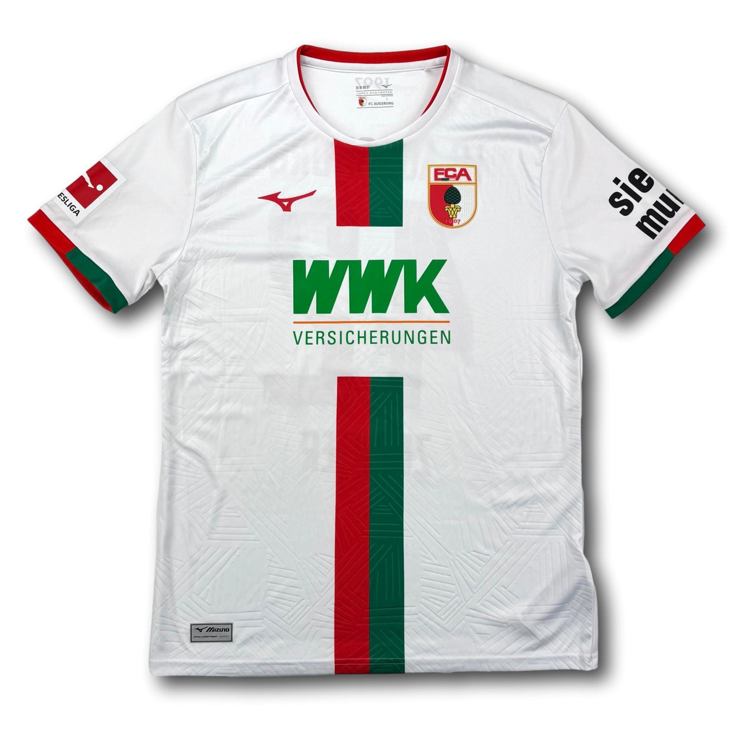 FC Augsburg - 2023-24 - Matchworn - Heim - XL - Mizuno - Zehnter #42