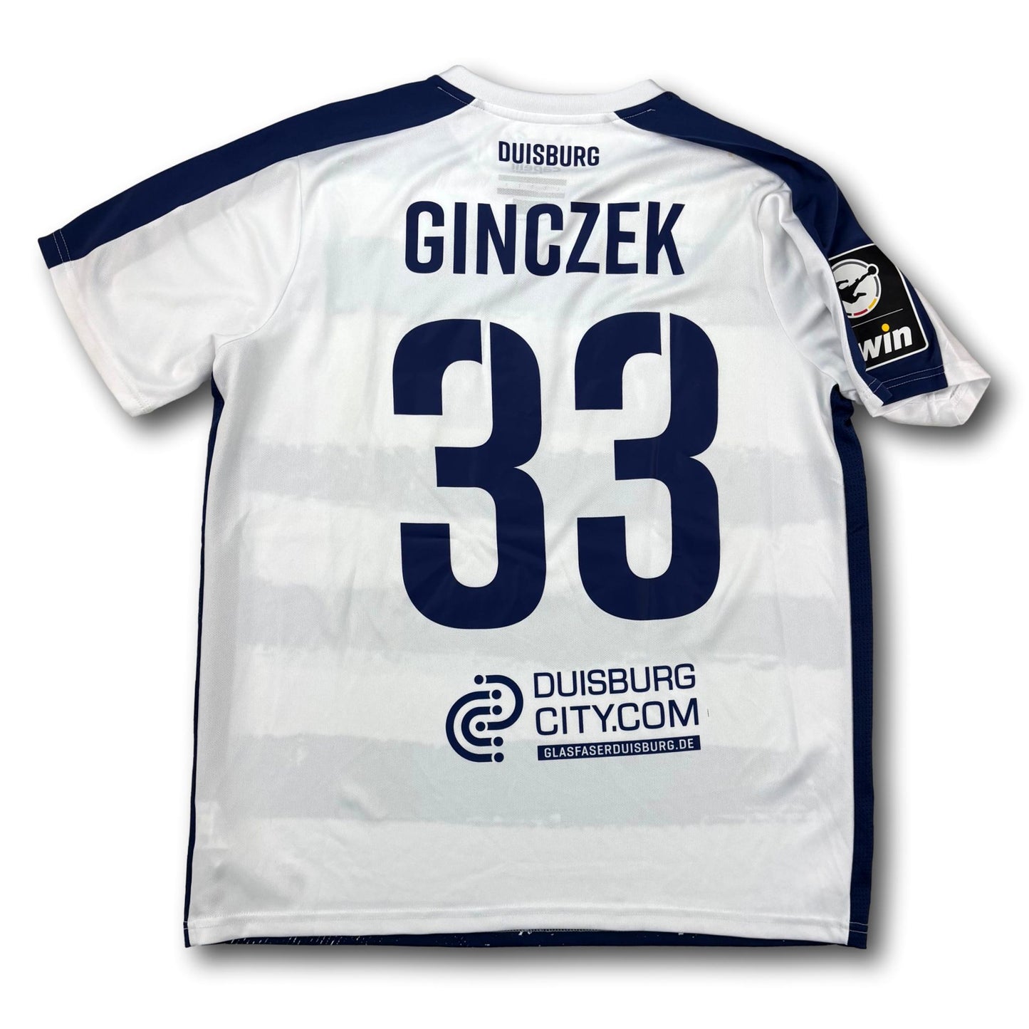 MSV Duisburg - 2023-24 - Matchworn - Drittes - L - Capelli Sport - Ginczek #33