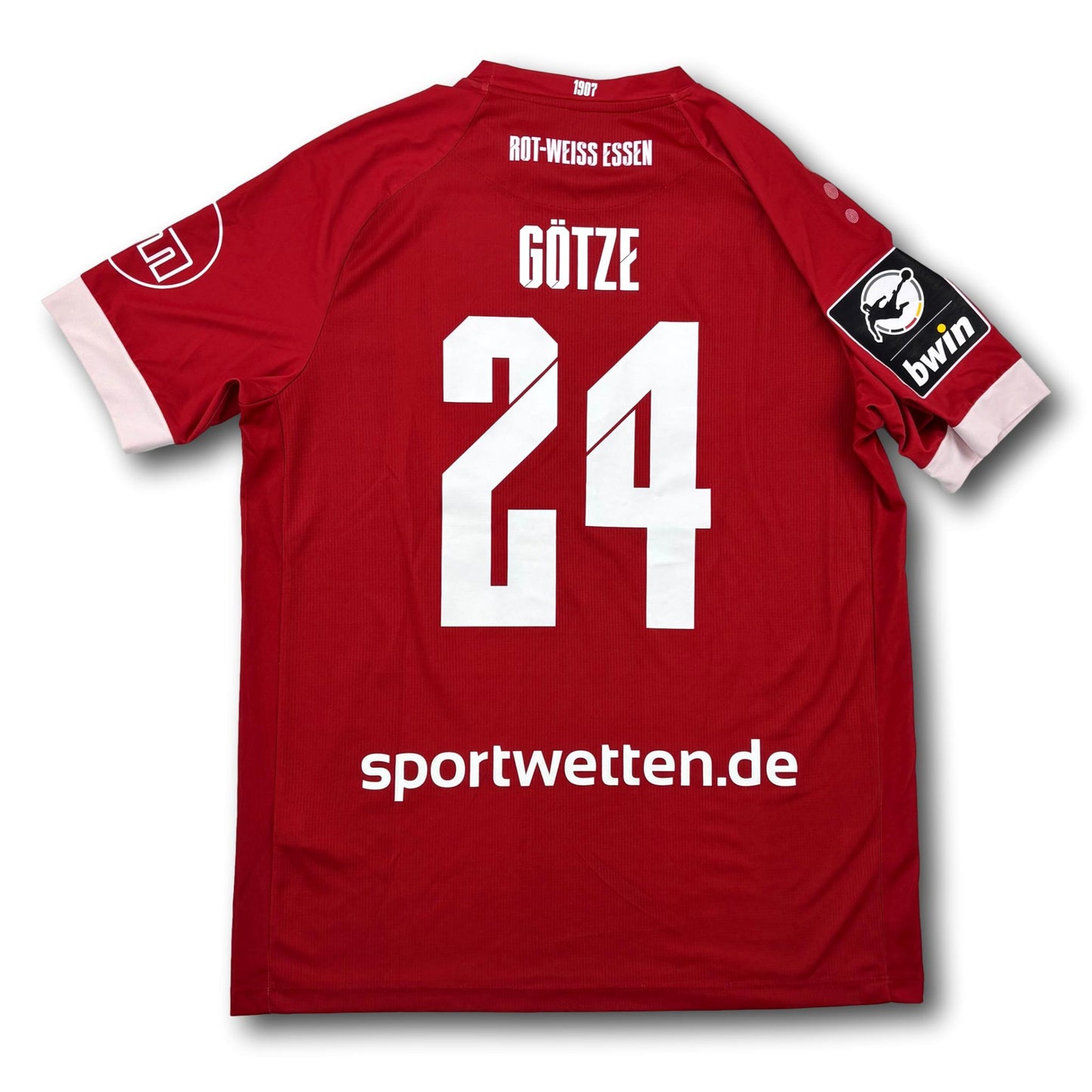 Rot-Weiss Essen - 2023-24 - Matchworn - Heim - L - Jako - Götze #24