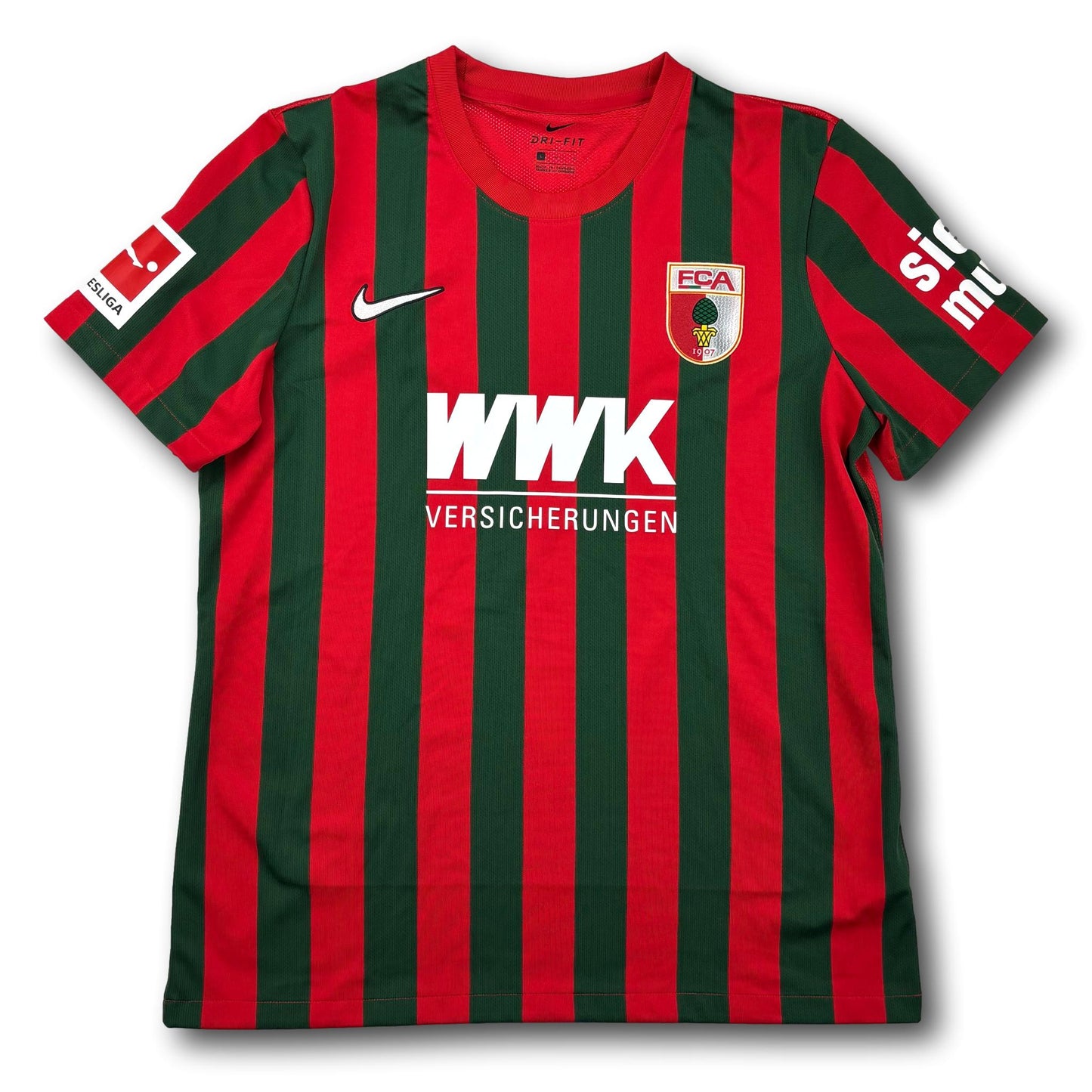 FC Augsburg - 2021-22 - Matchworn - Heim - L - Nike - Niederlechner #7