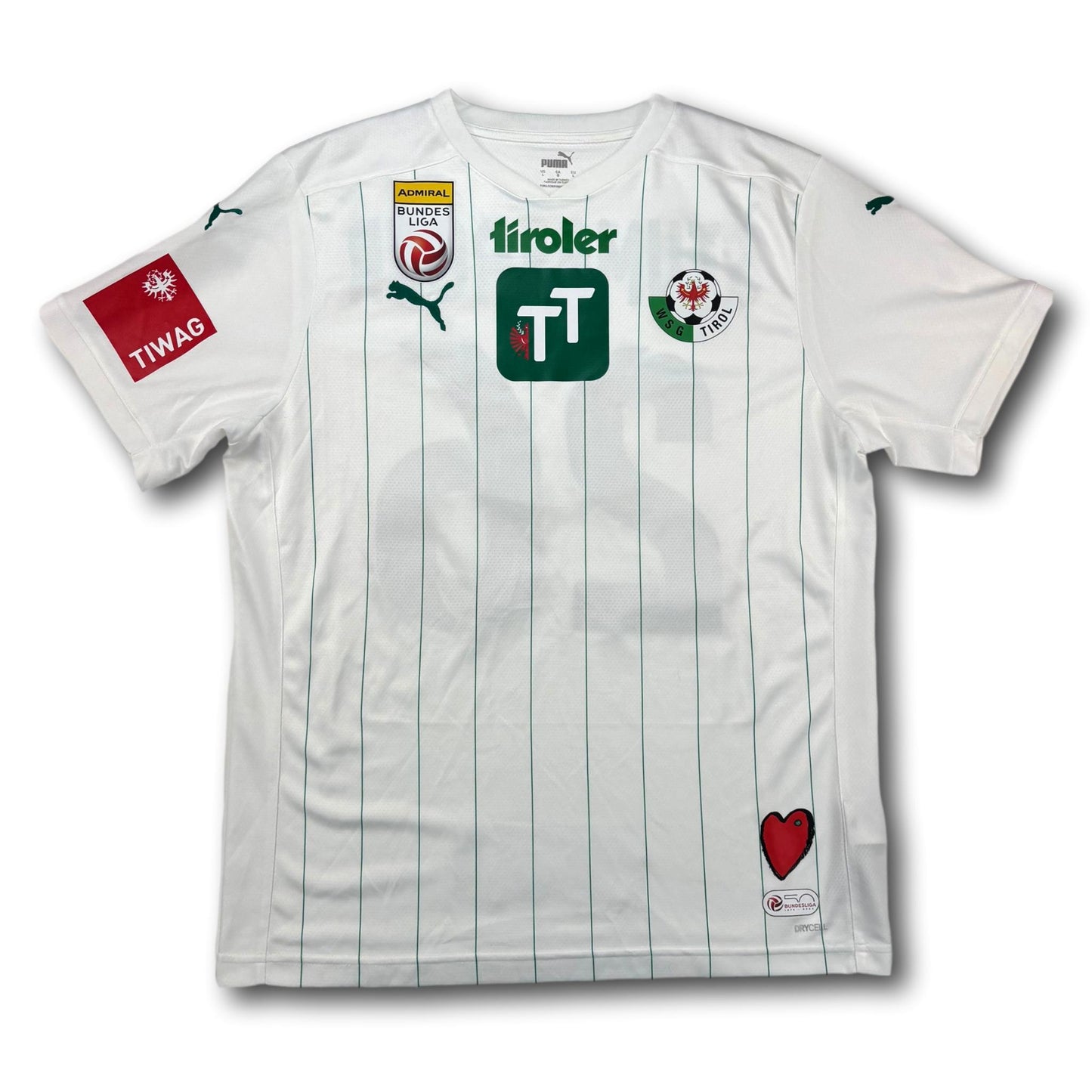 WSG Tirol - 2020-21 - Matchworn - Heim - L - Puma - Štumberger #26