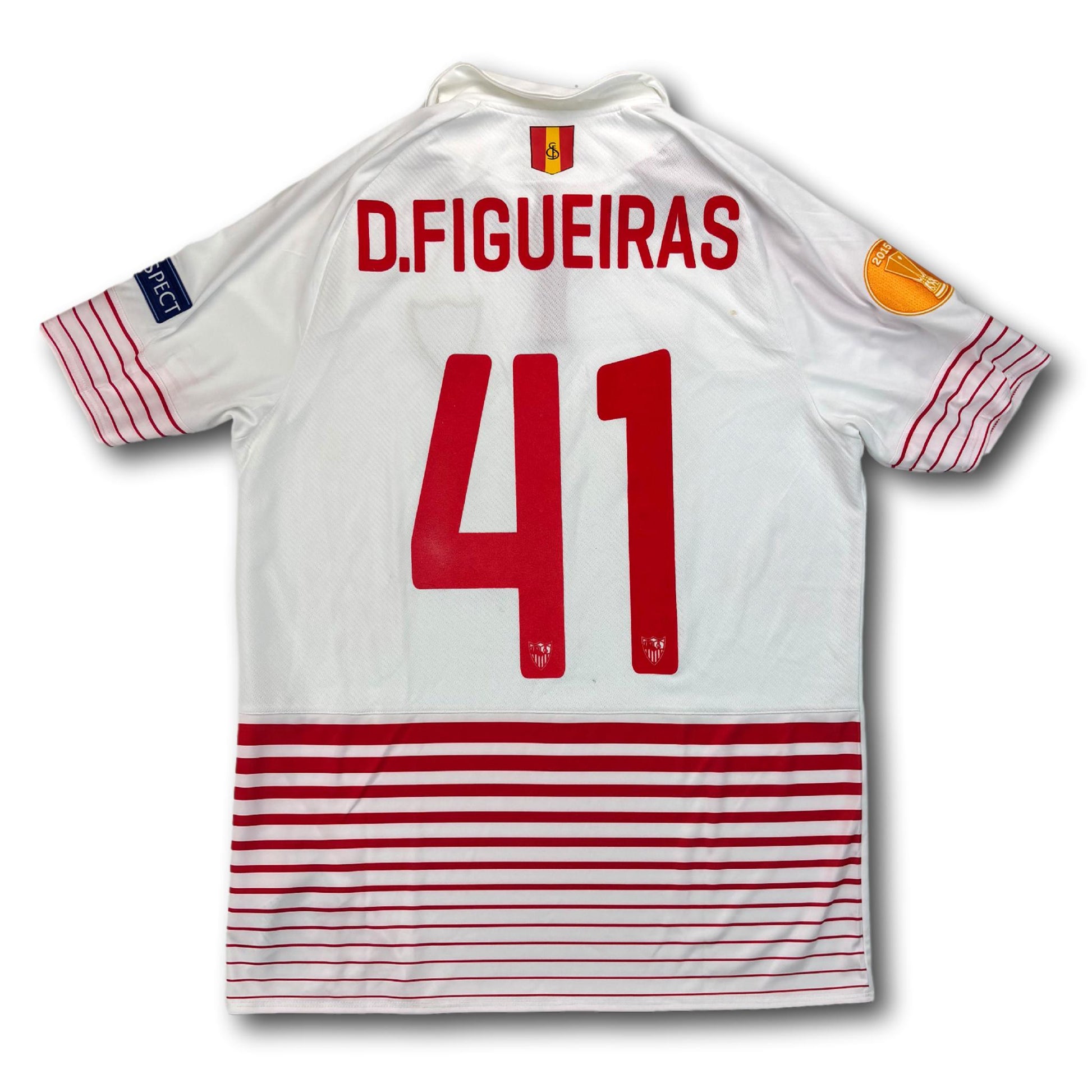 Sevilla FC - 2015-16 - Matchworn - Heim - M - New Balance - D. Figueiras #41