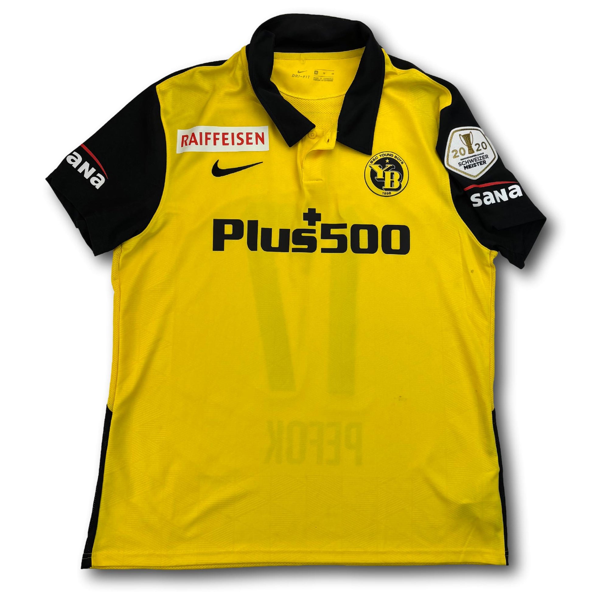 BSC Young Boys - 2020-21 - Matchworn - Heim - XL - Nike - Pefok #17