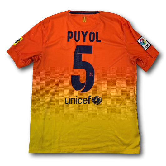 FC Barcelona - 2012-13 - Away - L - Nike - Puyol #5