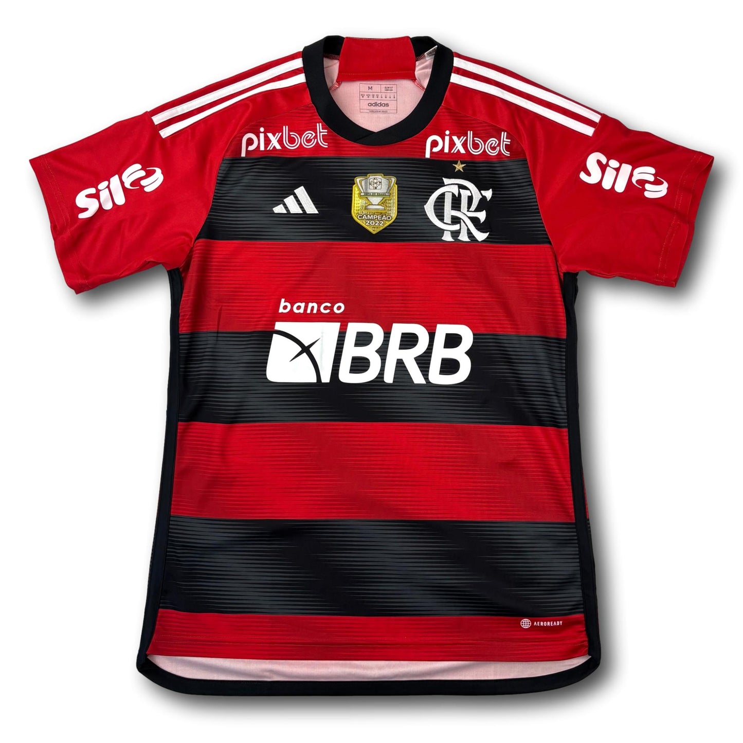 CR Flamengo - 2022-23 - Home - M - adidas - E. Ribeiro #7
