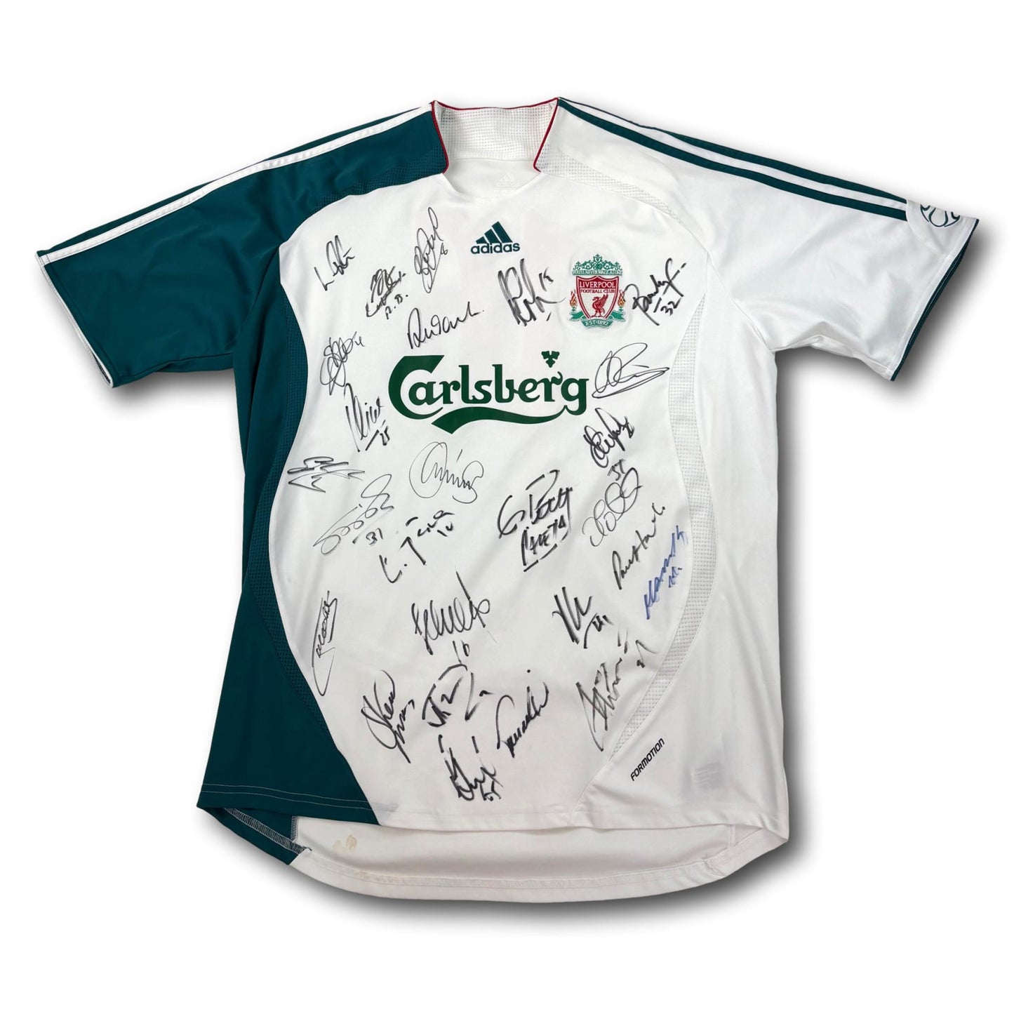 Liverpool FC - 2006-08 - Matchworn - Home - XL - adidas - #16 - signed