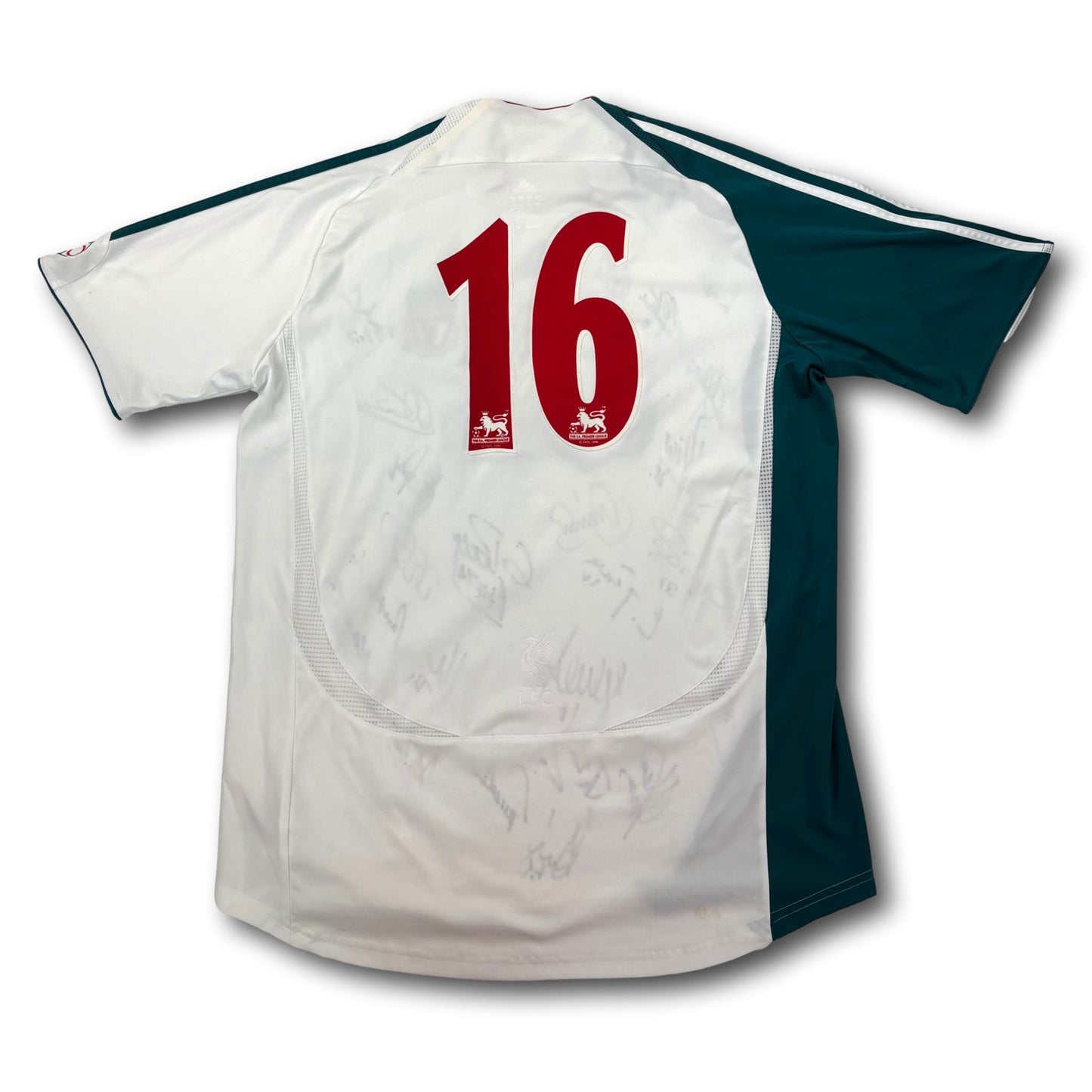 Liverpool FC - 2006-08 - Matchworn - Home - XL - adidas - #16 - signed