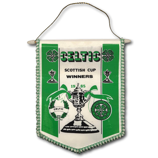 Celtic Glasgow - Scottish Cup Winners 1985 - Pennant