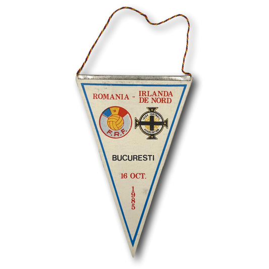 Romania vs. Northern Ireland - 1985 - Pennant