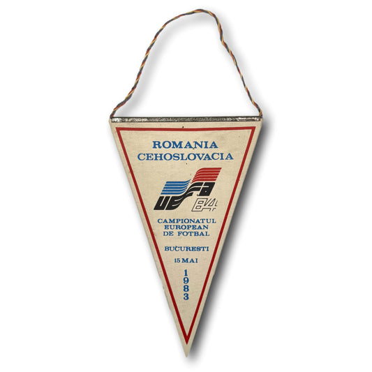 UEFA European Championship Qualification - Romania vs. Czechoslovakia - 1983 - Pennant