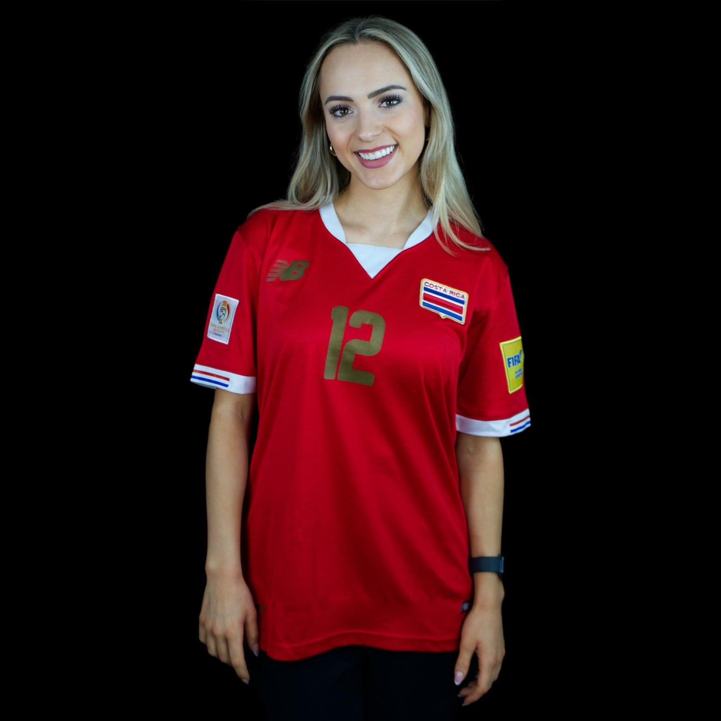 Costa Rica - 2016-17 - Home - S - New Balance - J. Campell #12